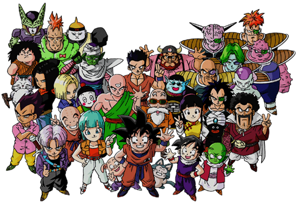 Download Dragon Ball Z Characters Image HQ PNG Image | FreePNGImg