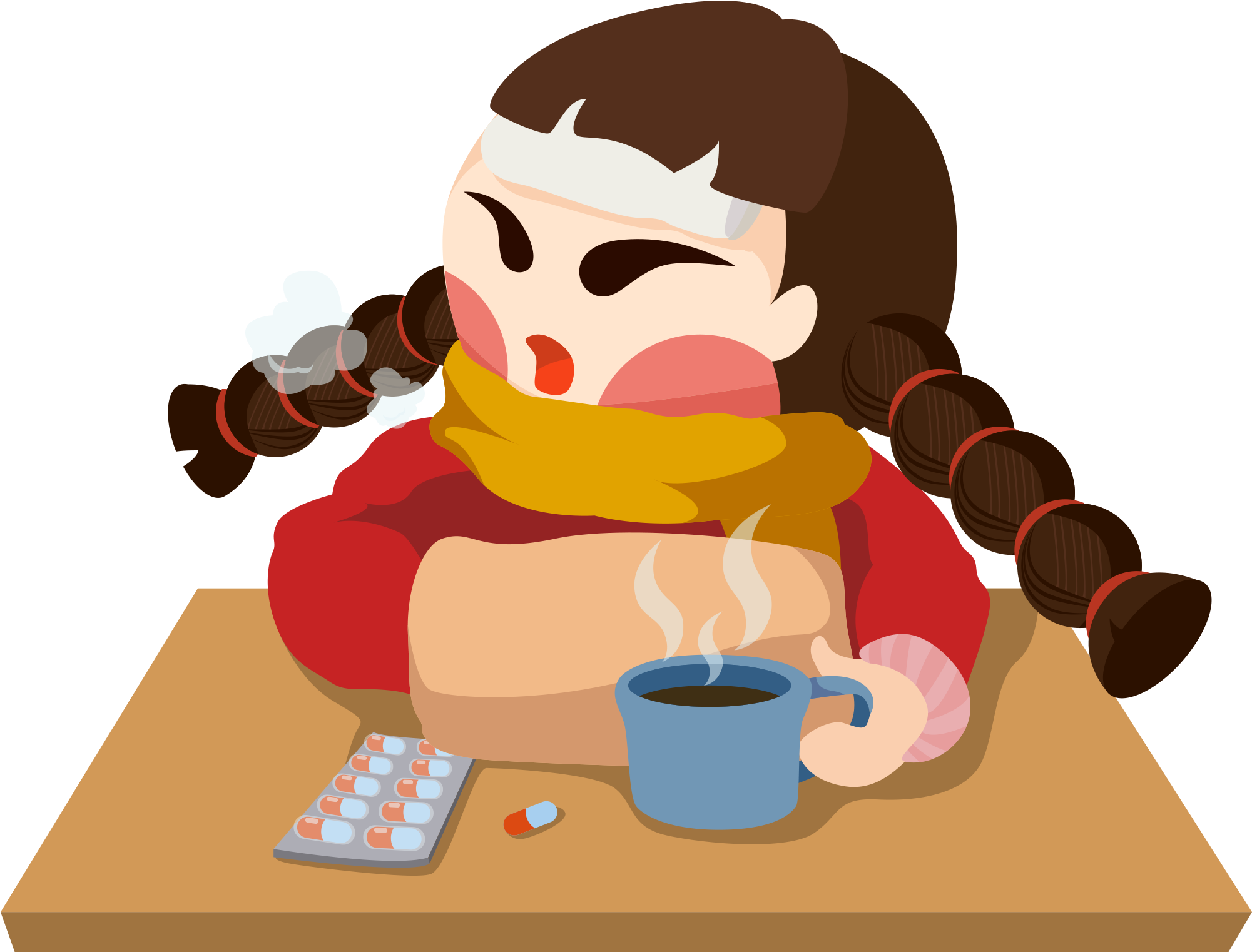 Girl Vector Drinking Young Free PNG HQ PNG Image