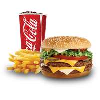 King Sandwich Hamburger Fries Veggie French Burger