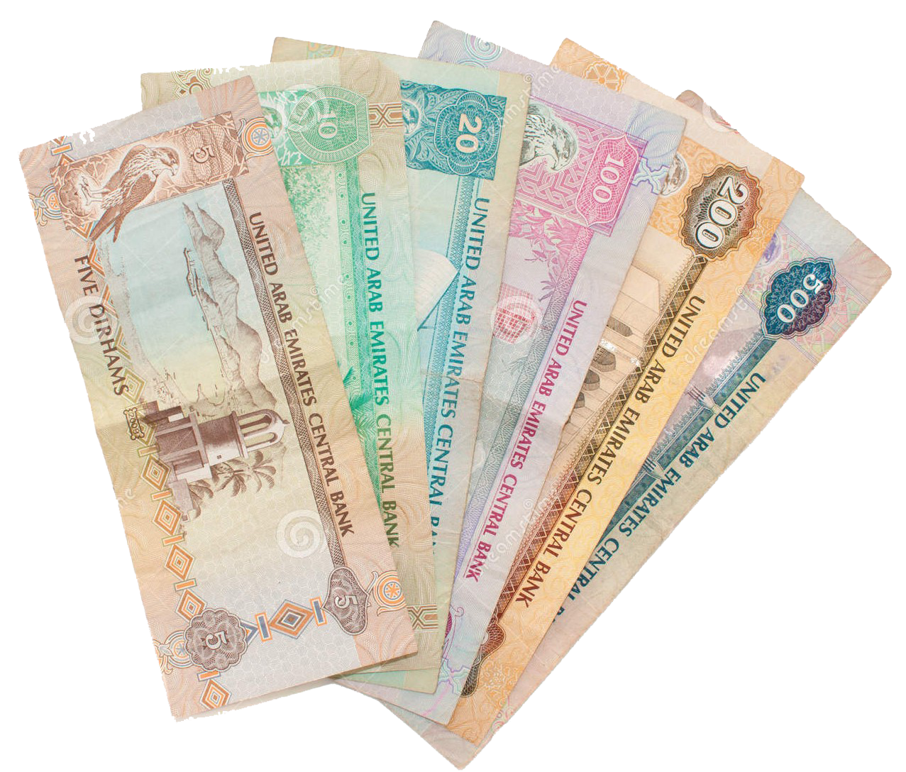 Dubai United Exchange Money Dollar Foreign Arab PNG Image