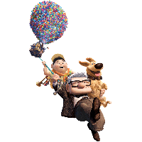 Movies Dvd Pixar Disc Carl Blu-Ray Fredricksen PNG Image