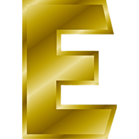 Letter E Transparent PNG Image