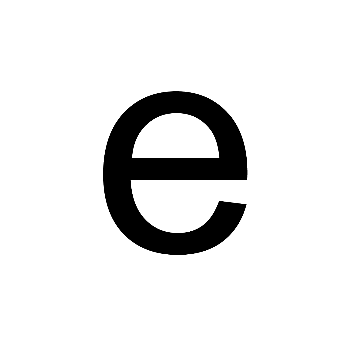 Letter E Transparent PNG Image