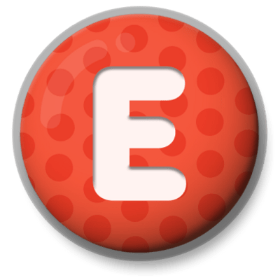 Letter E Transparent PNG Image