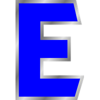 Letter E PNG
