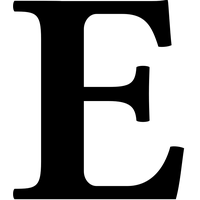 Letter E PNG