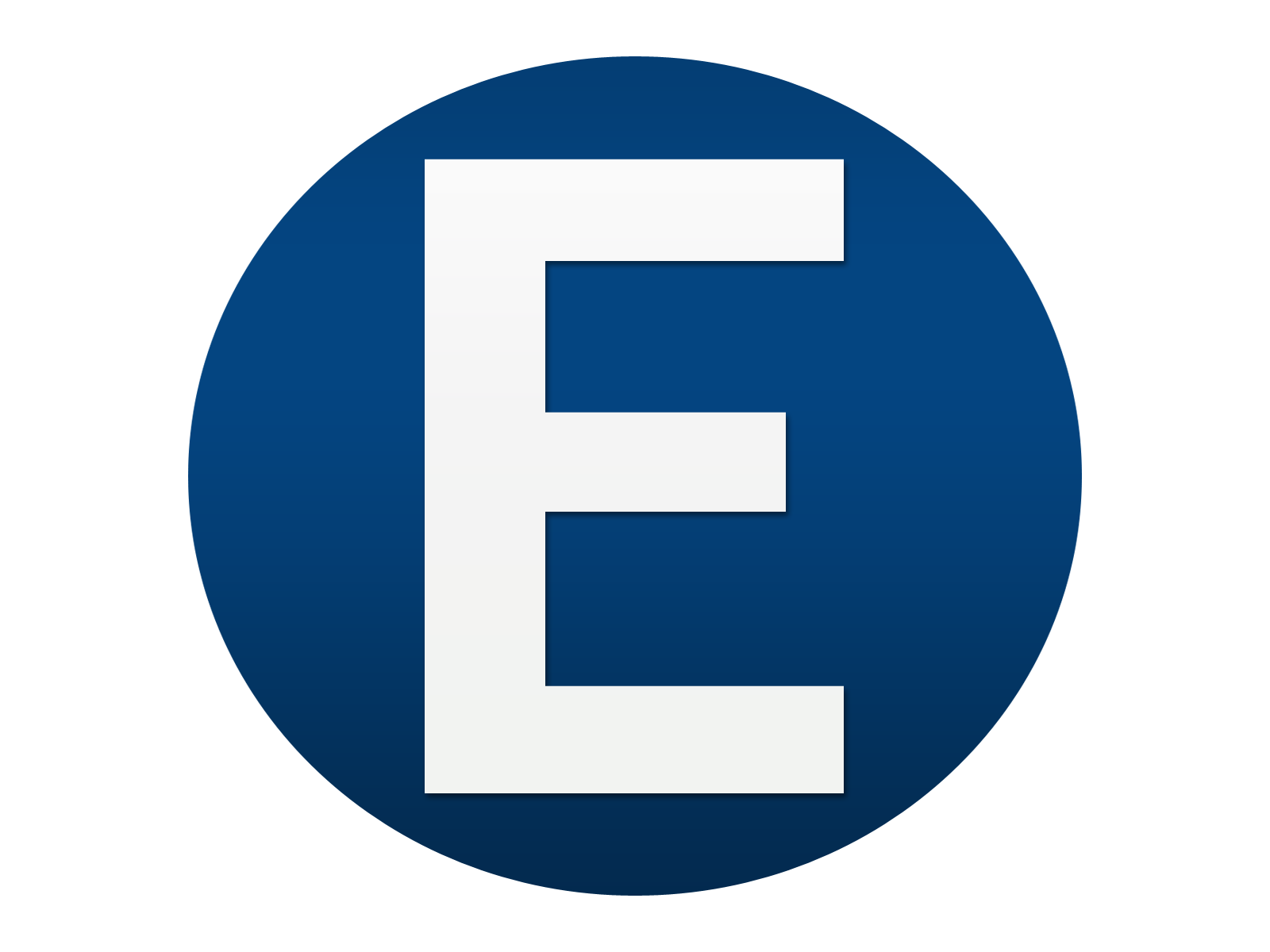 Letter E Transparent PNG Image
