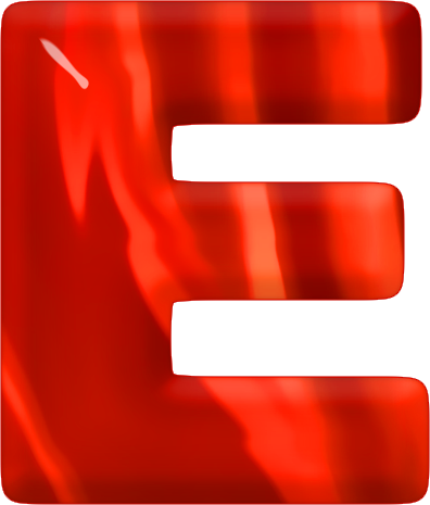 Letter E Transparent PNG Image