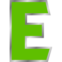 Letter E PNG