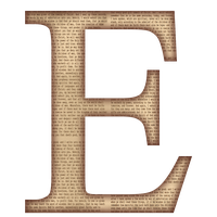 Letter E PNG