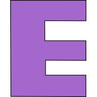 Letter E PNG