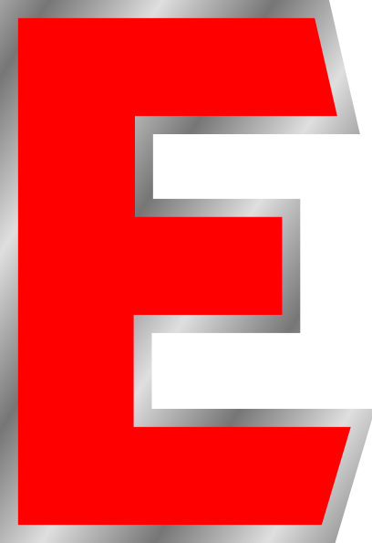 Letter E Transparent PNG Image