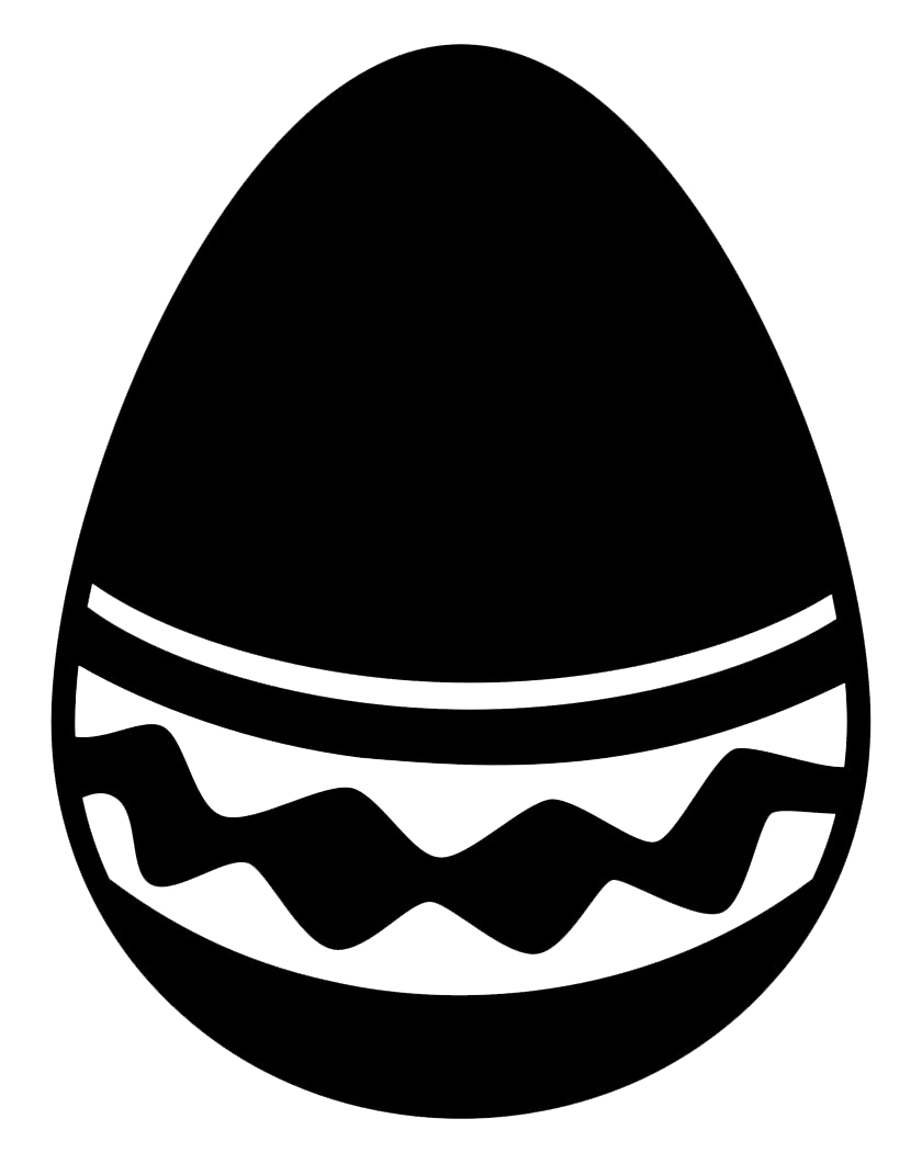 Easter Black Egg Download HQ PNG Image