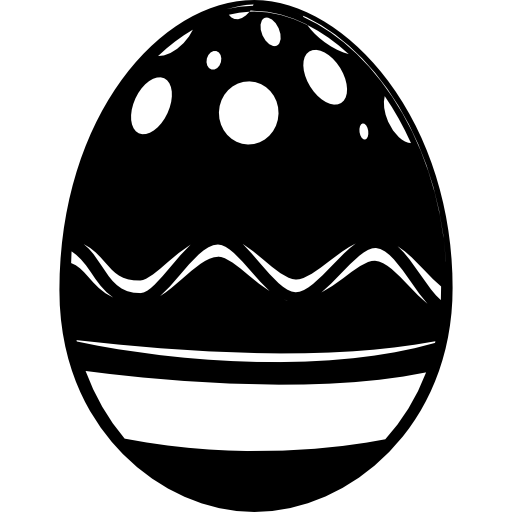 Easter Black Egg PNG File HD PNG Image