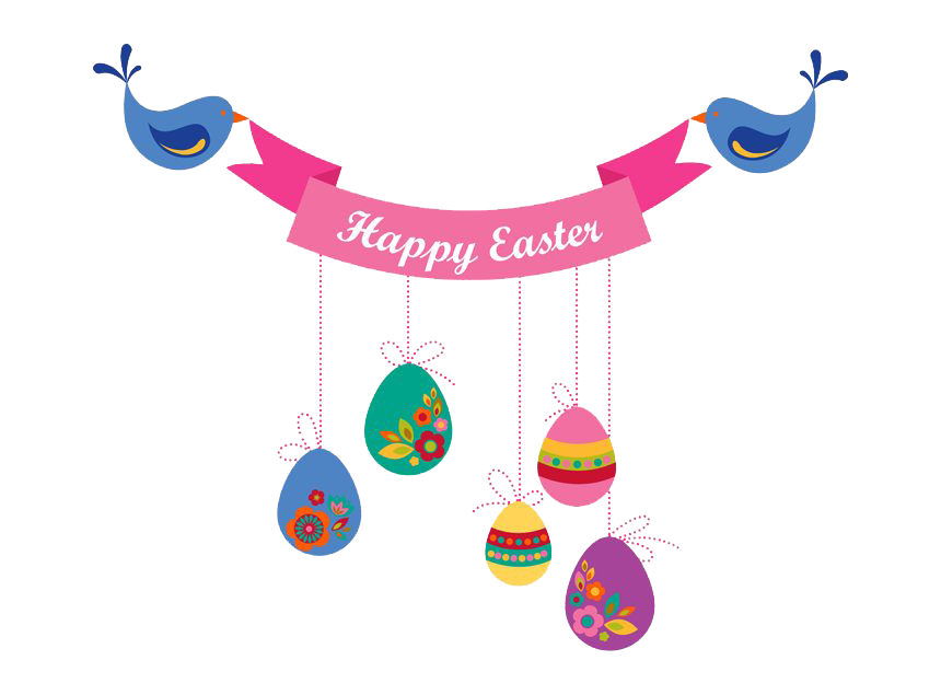 Banner Easter PNG Free Photo PNG Image