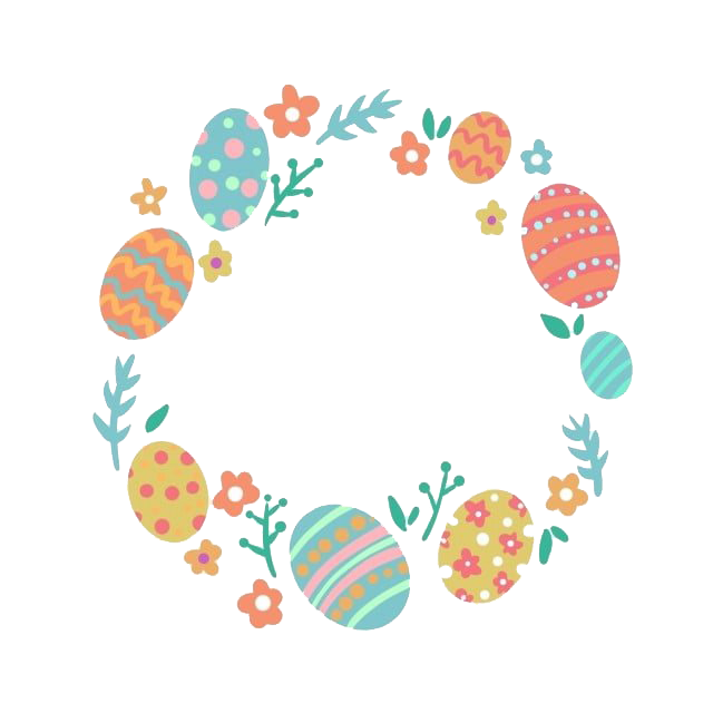 Border Eggs Pic Easter Download HQ PNG Image