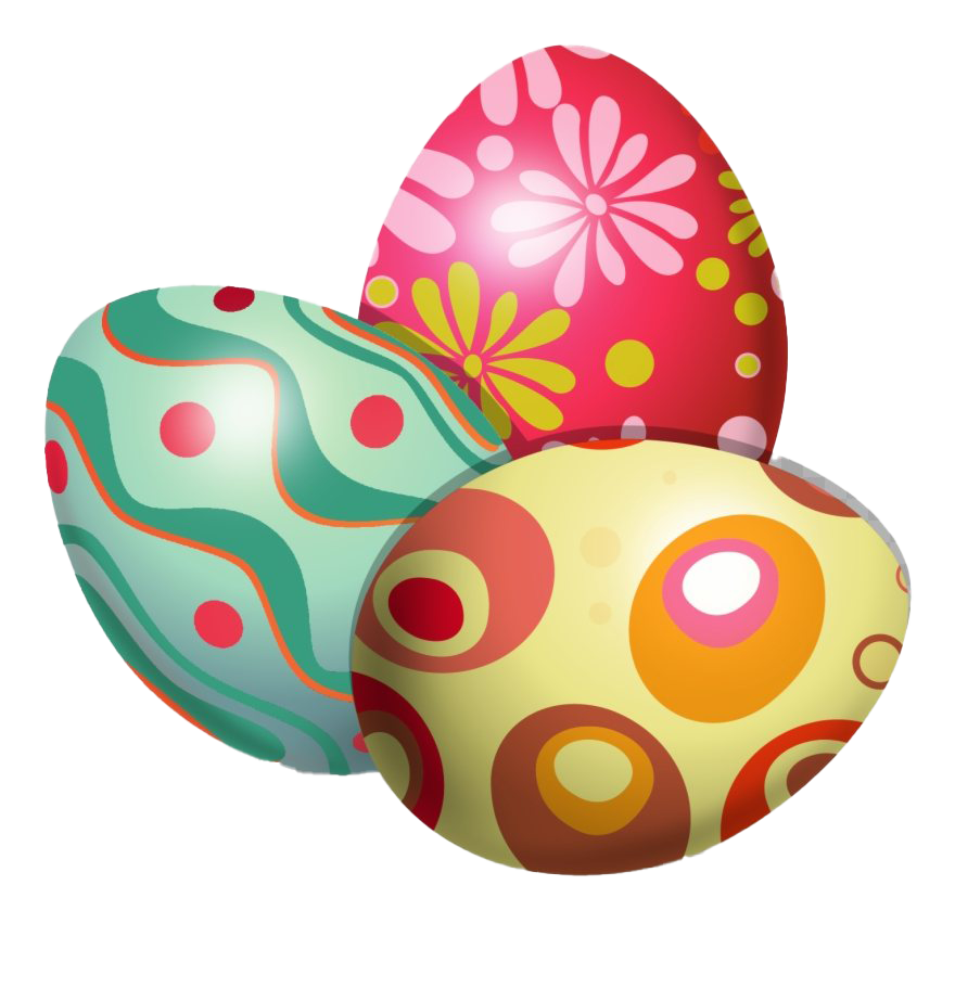 Easter eggs clipart. Free download transparent .PNG