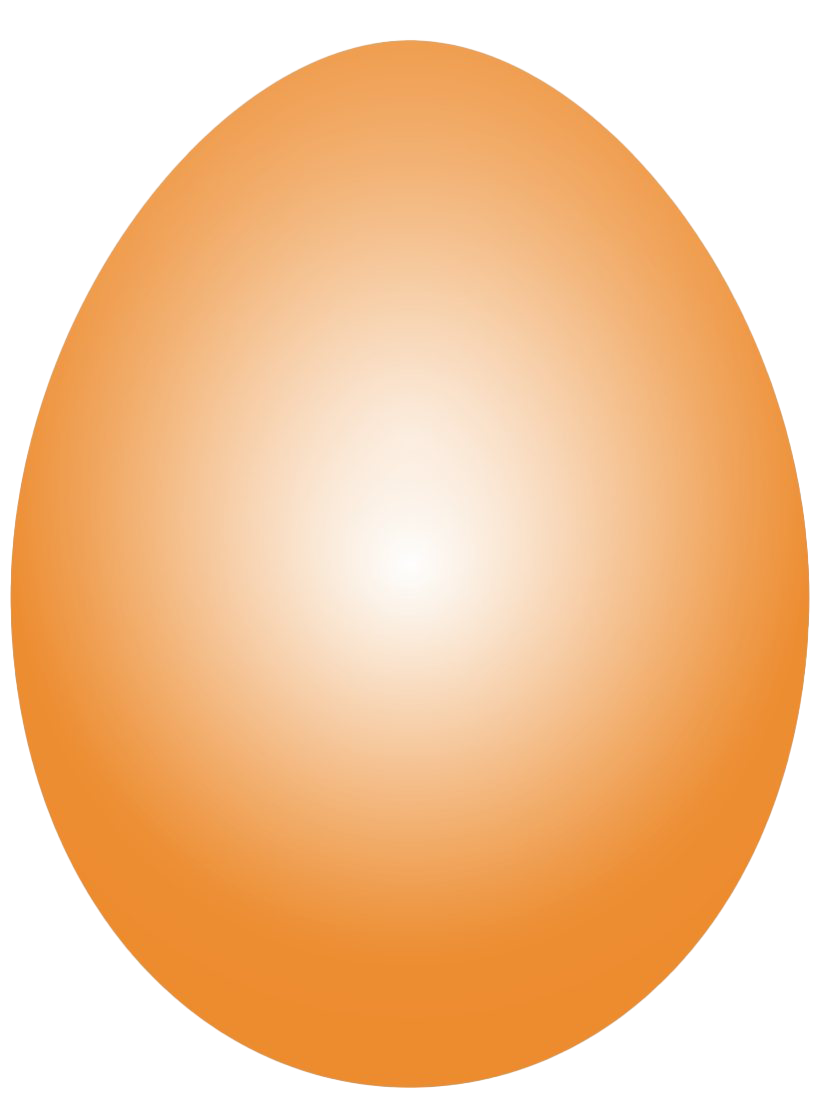 Orange Egg Easter Free Clipart HQ PNG Image