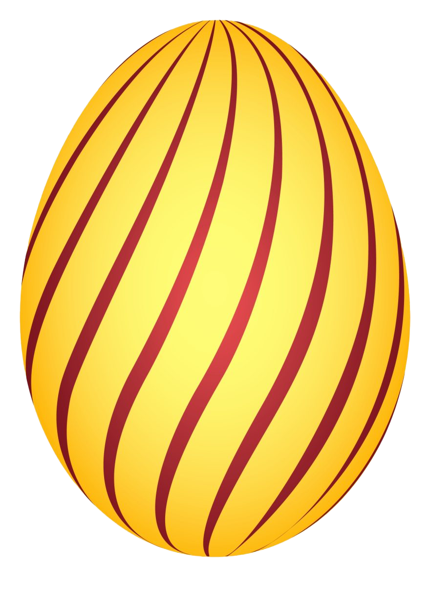 Orange Egg Easter Download HQ PNG Image