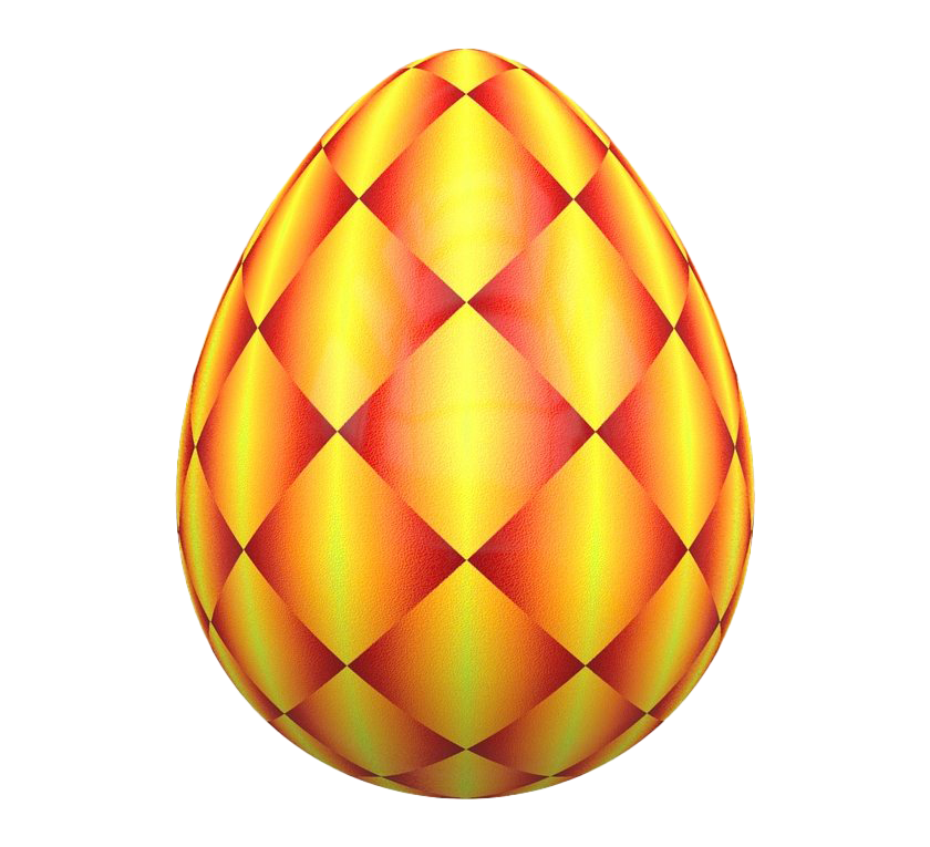Orange Egg Easter PNG Download Free PNG Image