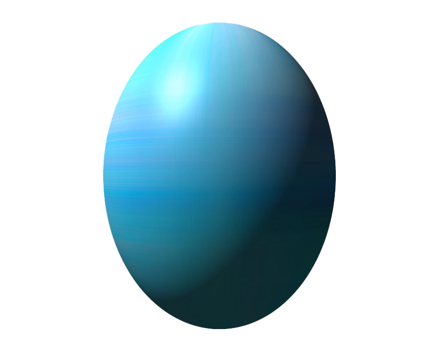 Blue Plain Easter Egg Download HD PNG Image