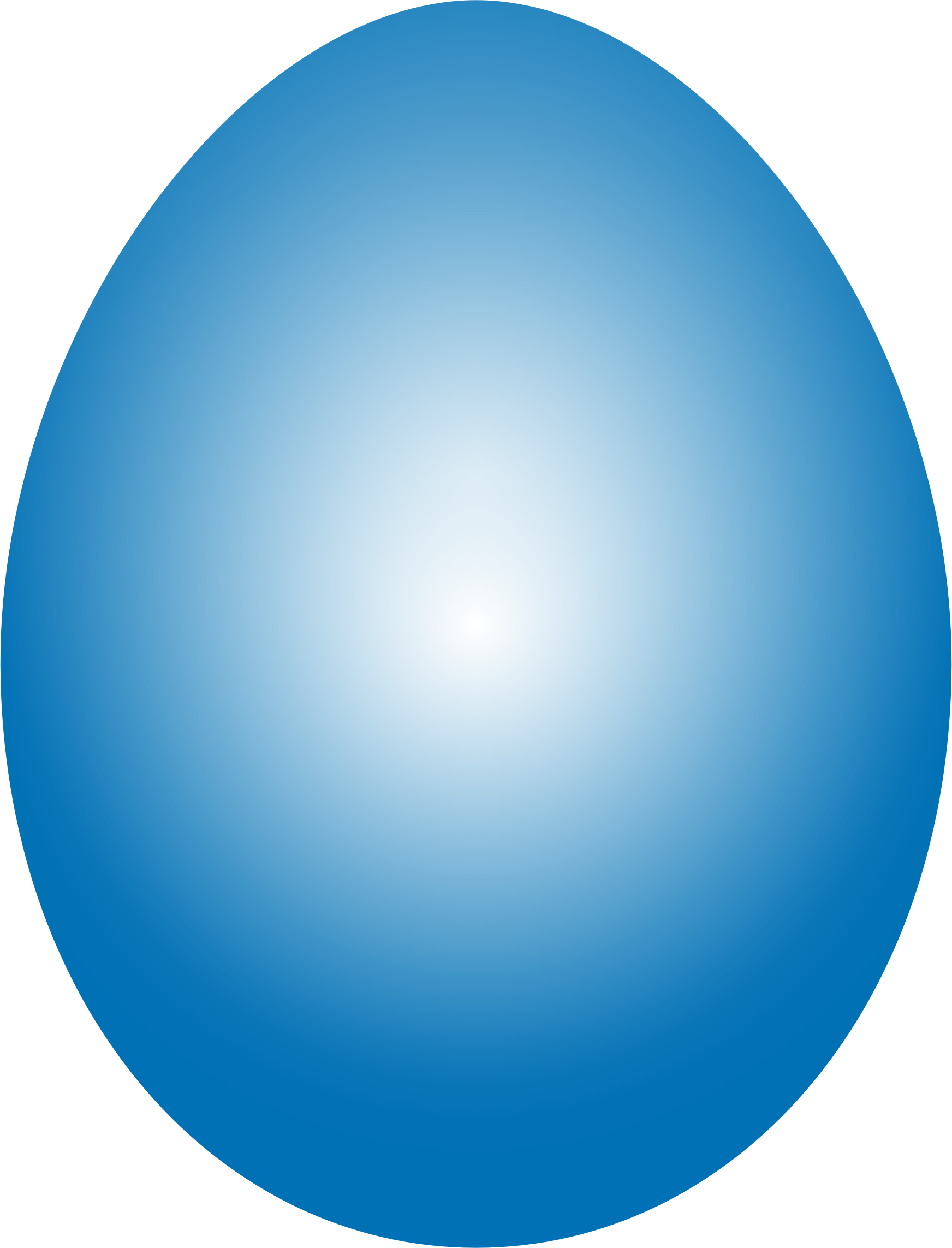 Blue Plain Easter Egg Photos PNG Image