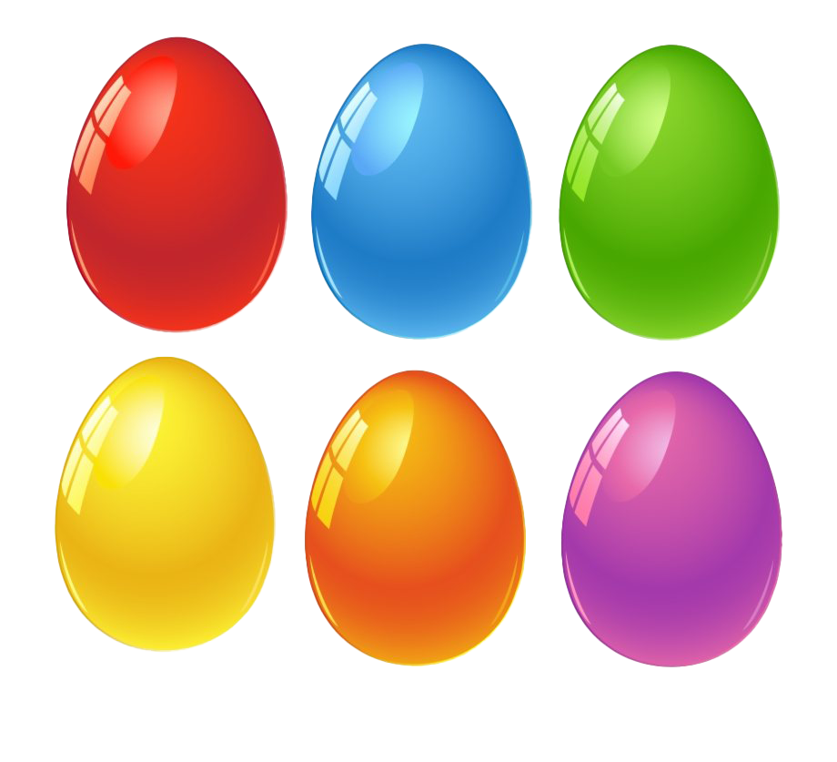 Plain Easter Egg Colorful HD Image Free Transparent PNG Image