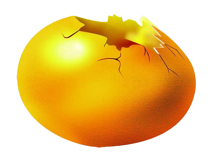 Plain Cracked Pic Easter Egg PNG Image