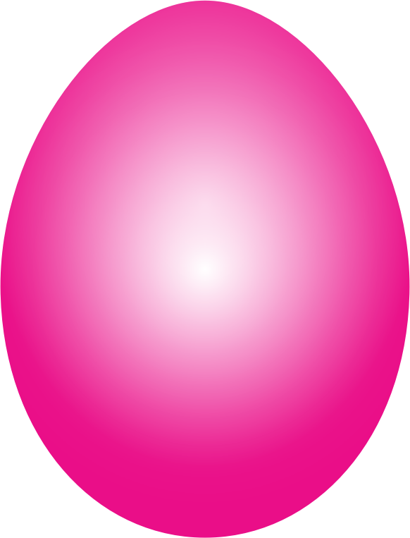 Pink Plain Easter Egg HD Image Free PNG Image