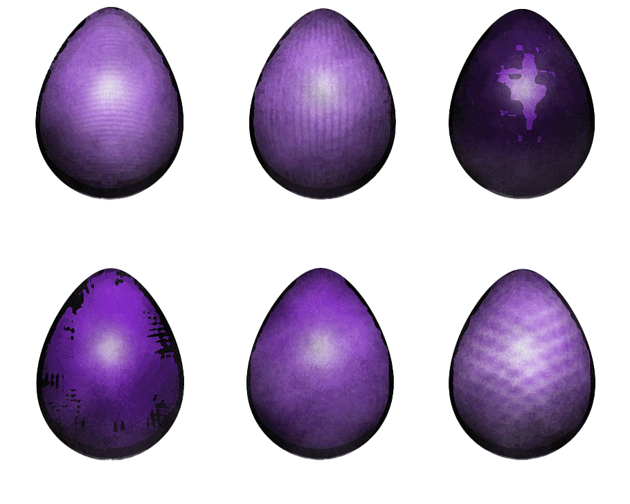 Purple Plain Easter Egg Photos PNG Image