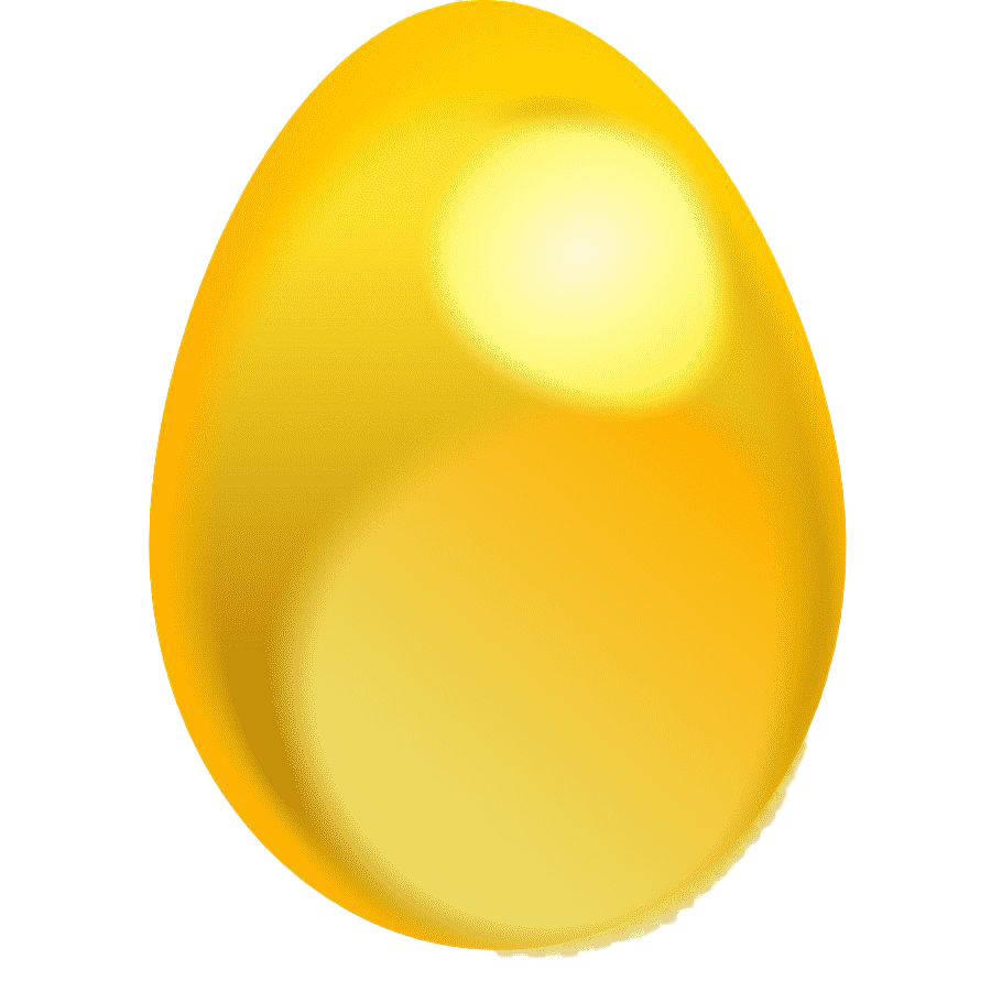 Golden eggs transparent background PNG cliparts free download