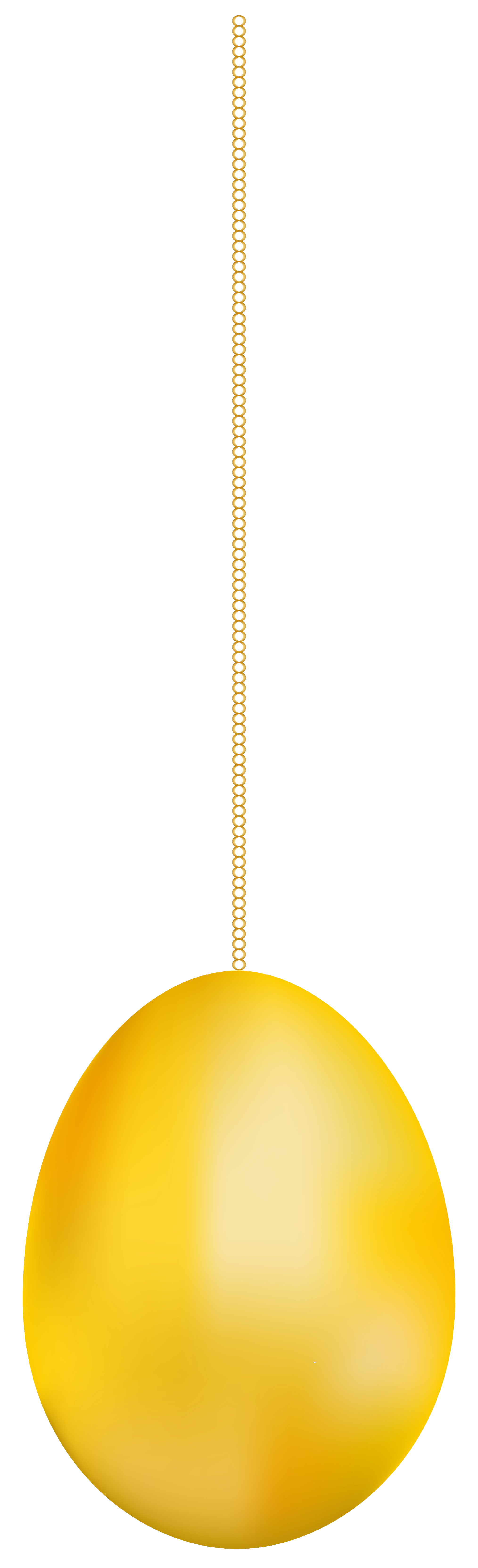 Plain Easter Egg Yellow Download HD PNG Image