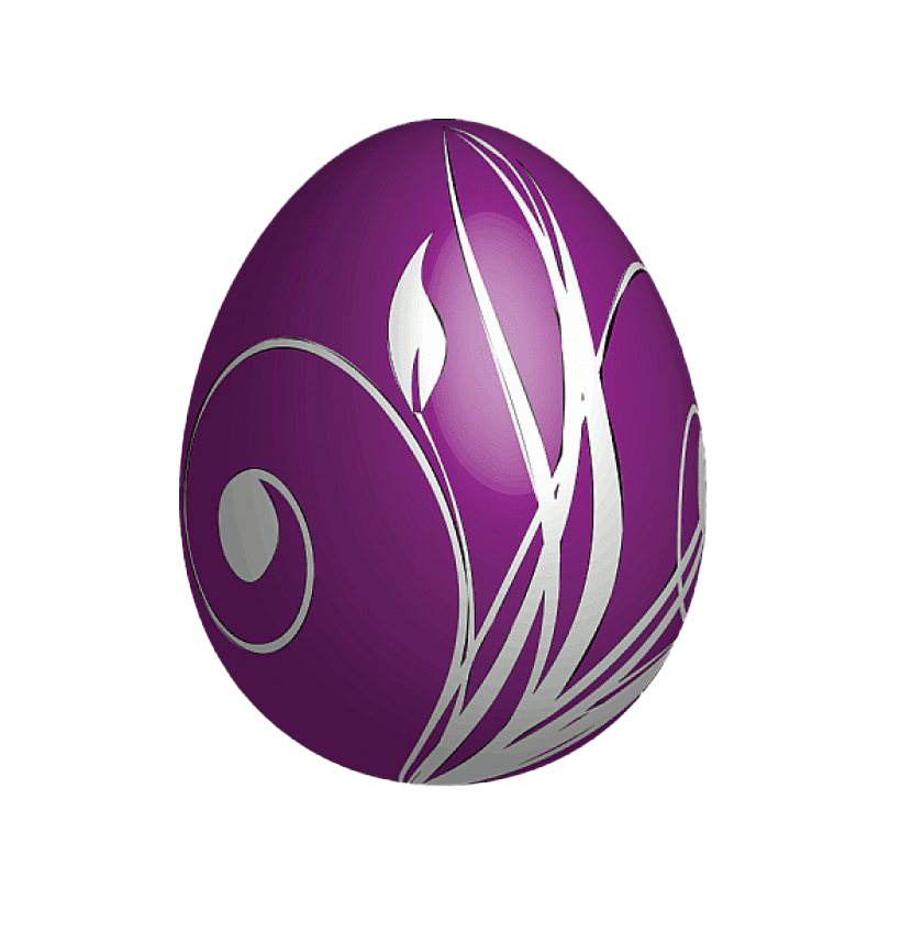 Purple Egg Easter Free Clipart HQ PNG Image