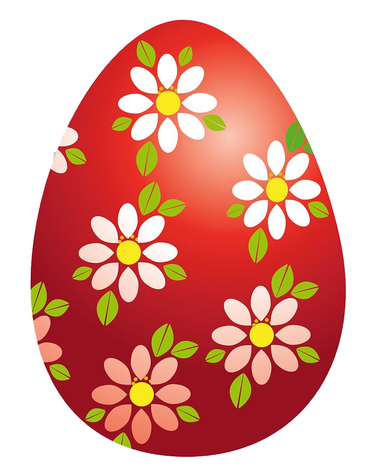 Egg Pic Easter Red Free HQ Image PNG Image