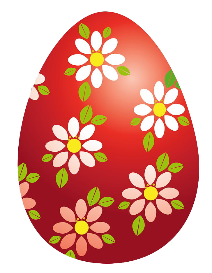 Egg Pic Easter Red Free HQ Image Transparent PNG Image