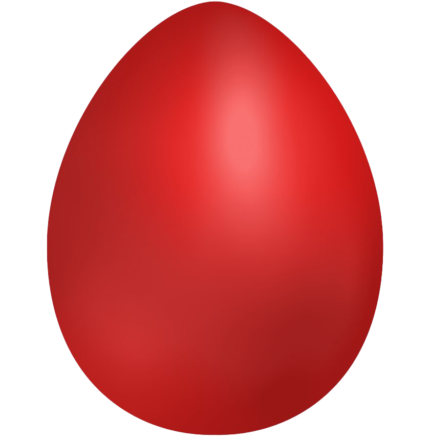 Egg Easter Red Picture Free Clipart HD PNG Image