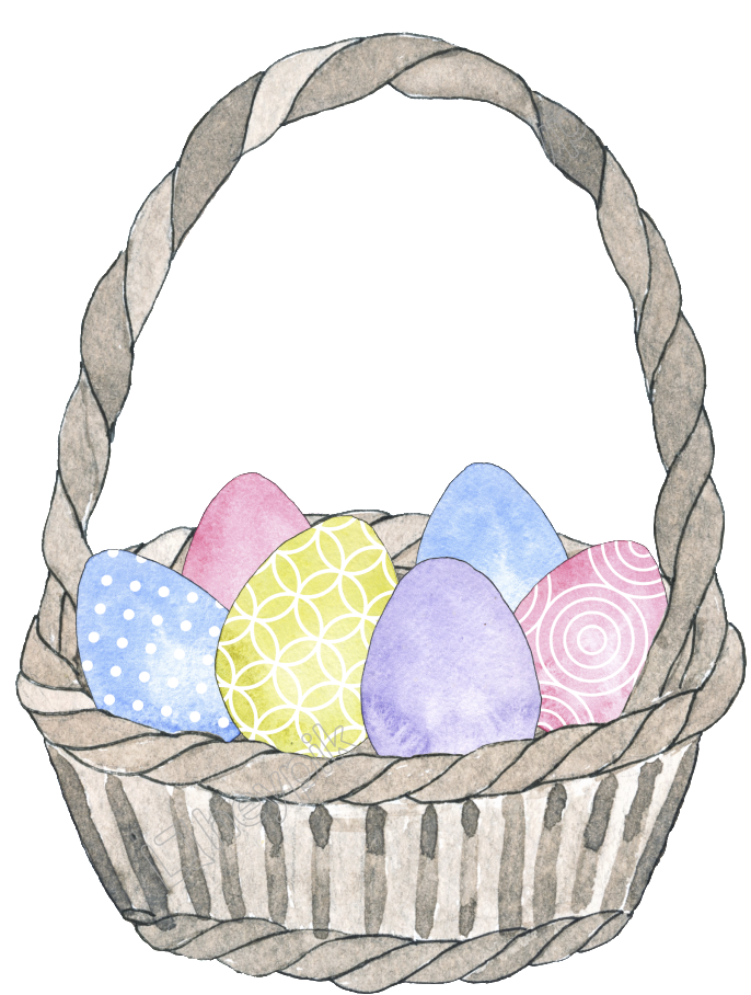 Basket Egg Vector Easter Free HD Image PNG Image