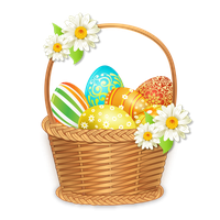 Basket Egg Vector Easter Photos Transparent PNG Image