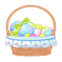 Easter Basket File Transparent PNG Image
