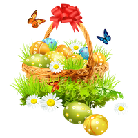 Easter Basket Image PNG