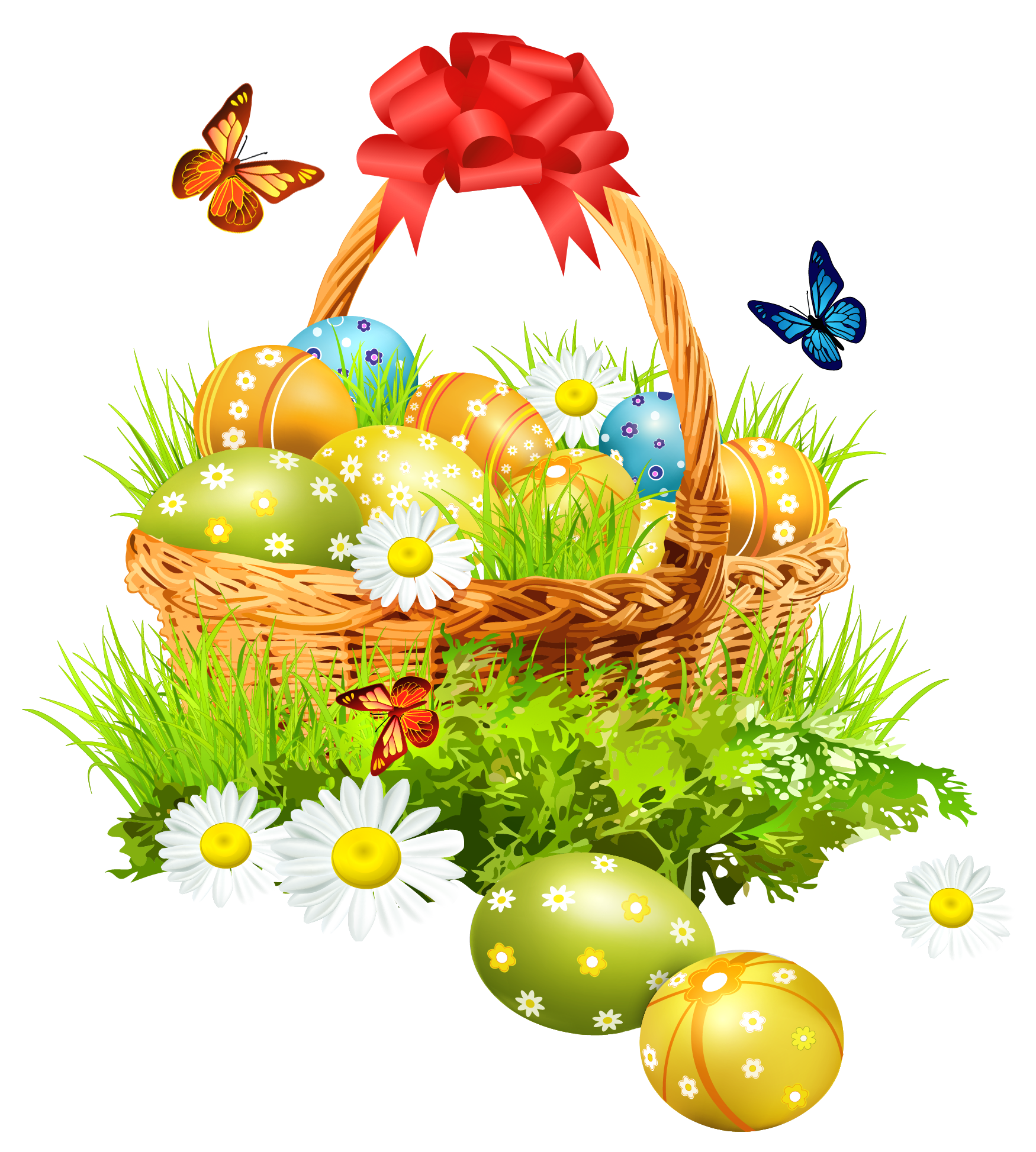 Easter Basket Image PNG Image