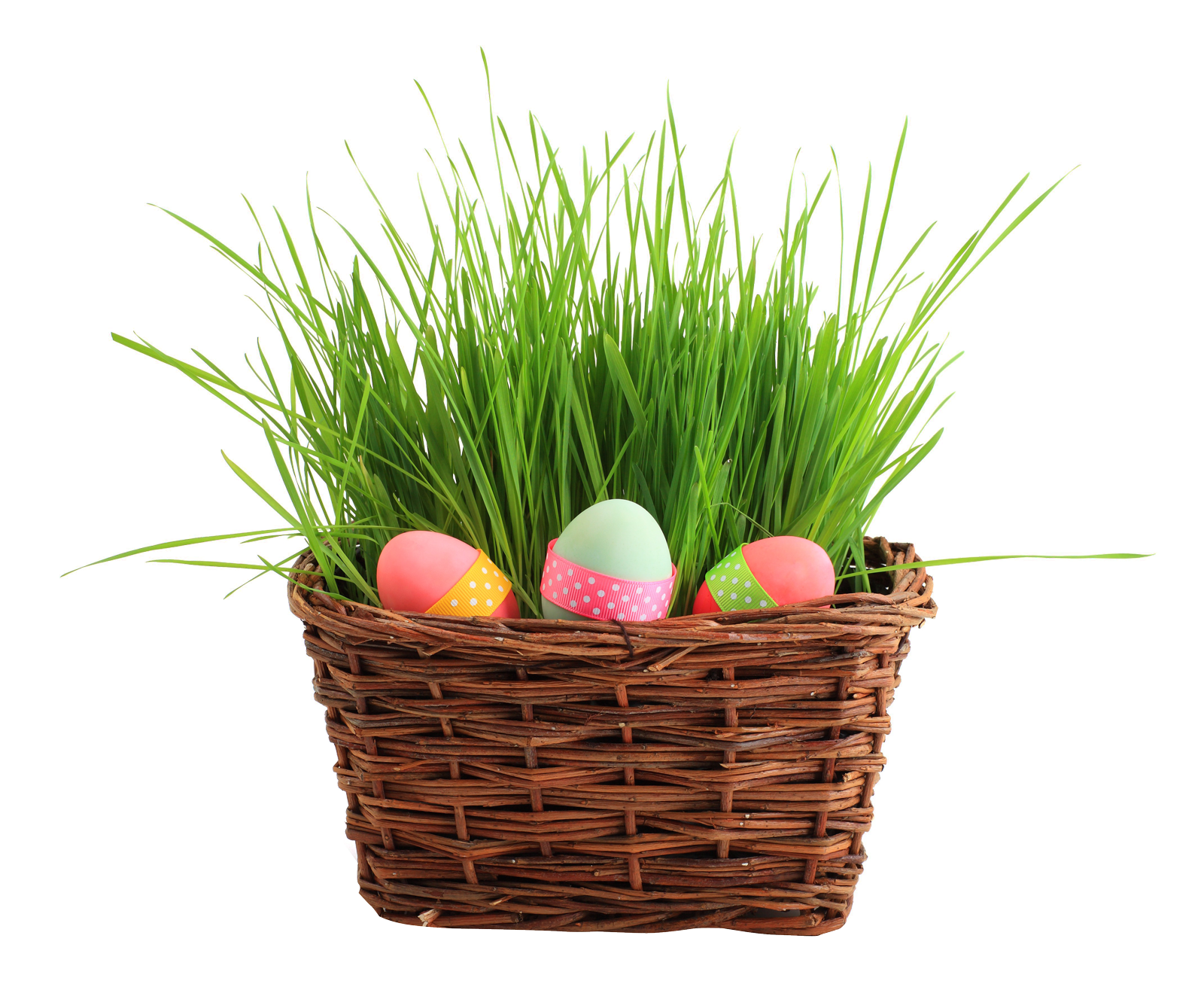 Easter Basket Transparent Picture PNG Image