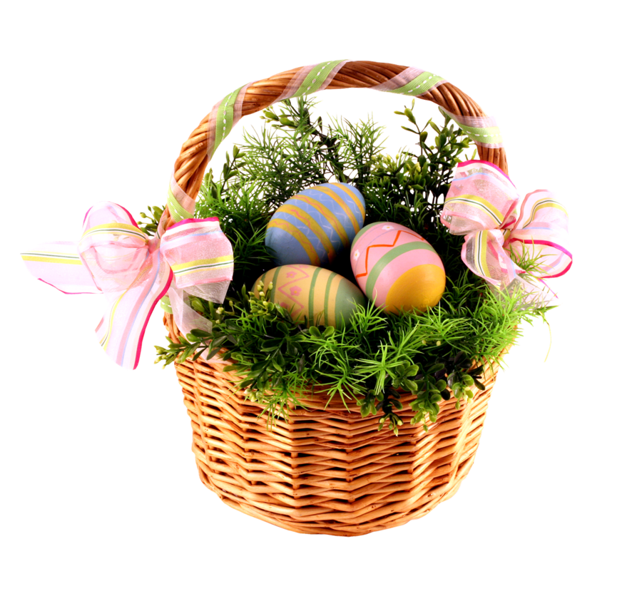 Easter Basket Bunny Free Download Png PNG Image