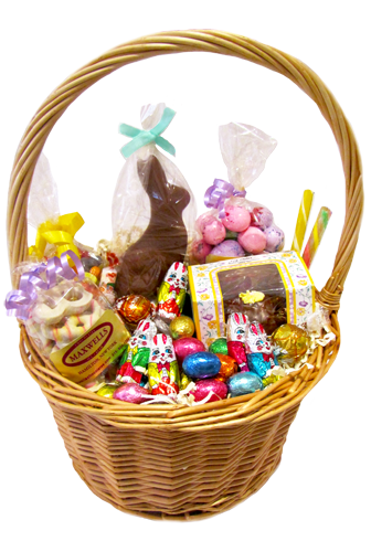 Easter Basket Bunny Png File PNG Image