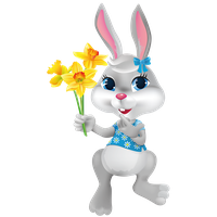 Easter Bunny Transparent PNG Image