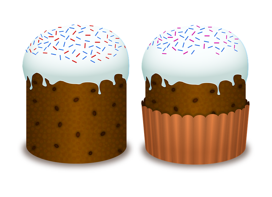 Easter cakes Transparent PNG Image