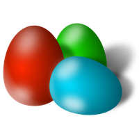 3d easter eggs 18972216 PNG