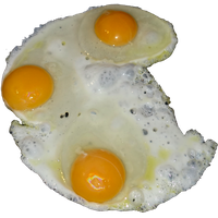 Download Fried Egg Half Free Transparent Image HQ HQ PNG Image