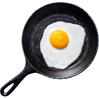Download Fried Egg Half Free HD Image HQ PNG Image
