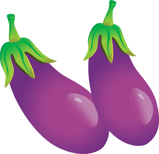 Purple Vector Eggplant Free Transparent Image HQ PNG Image